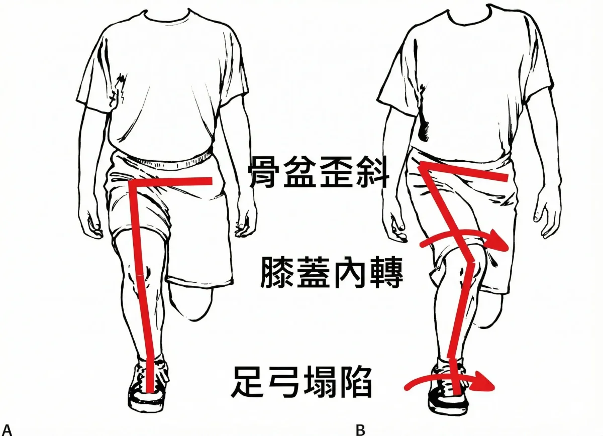 脛後肌腱炎造成原因