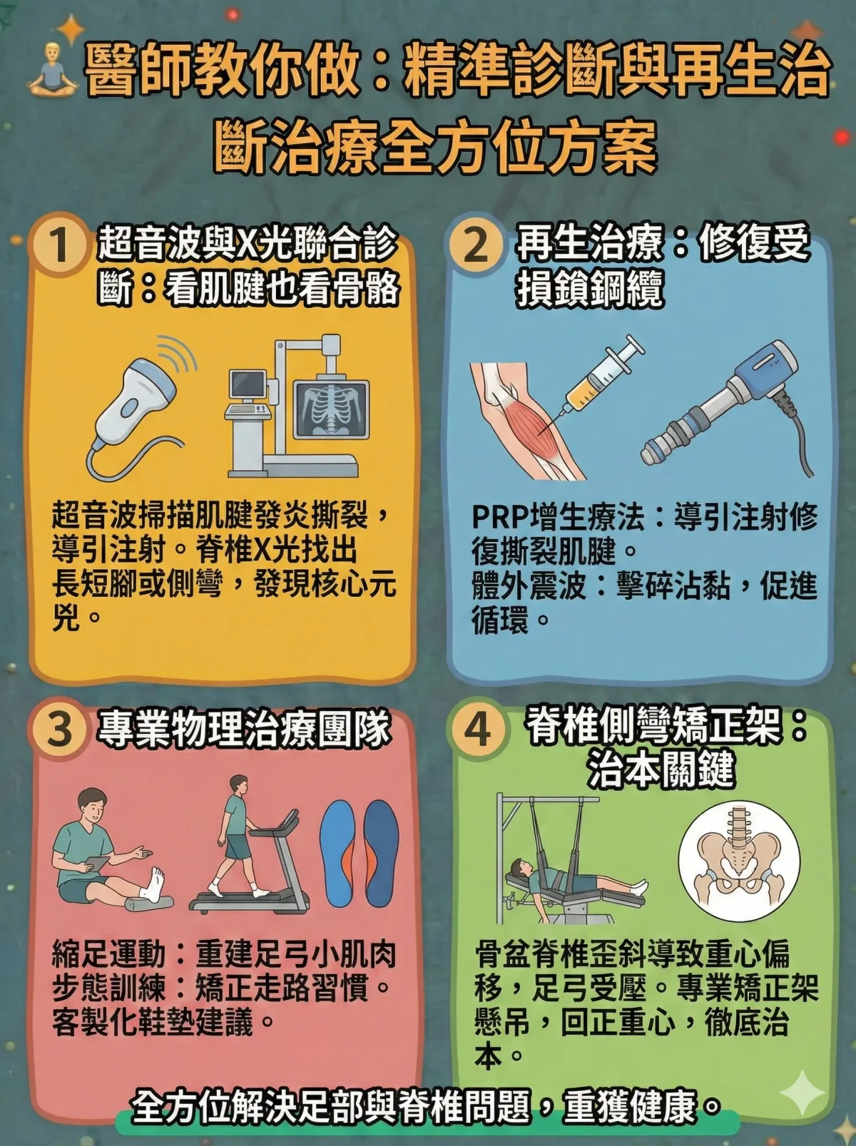 脛後肌腱炎治療方式