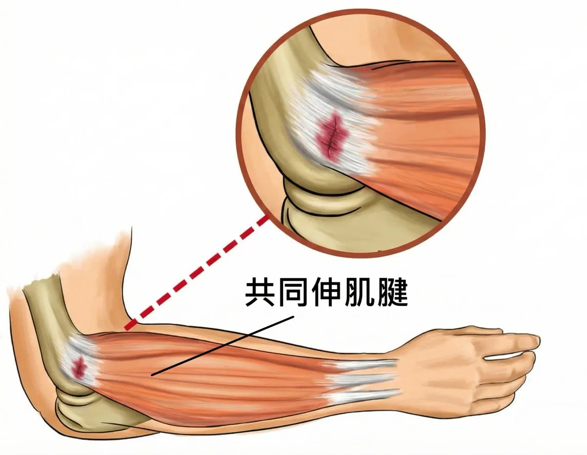 網球肘疼痛機轉