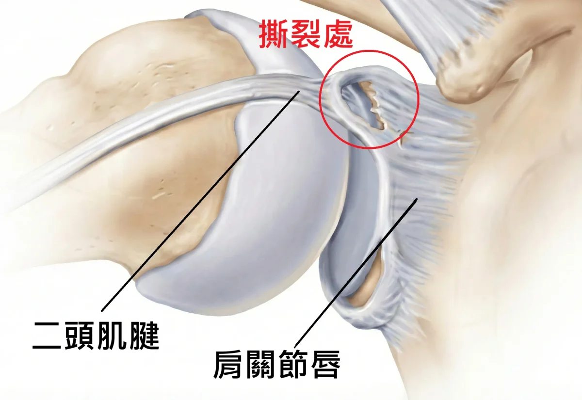 肩關節唇撕裂結構