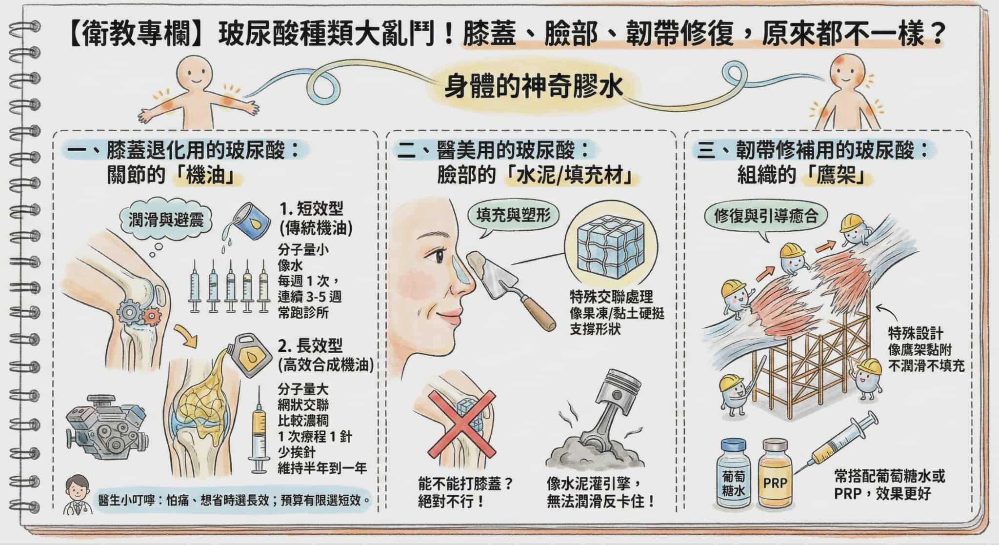 玻尿酸種類差異