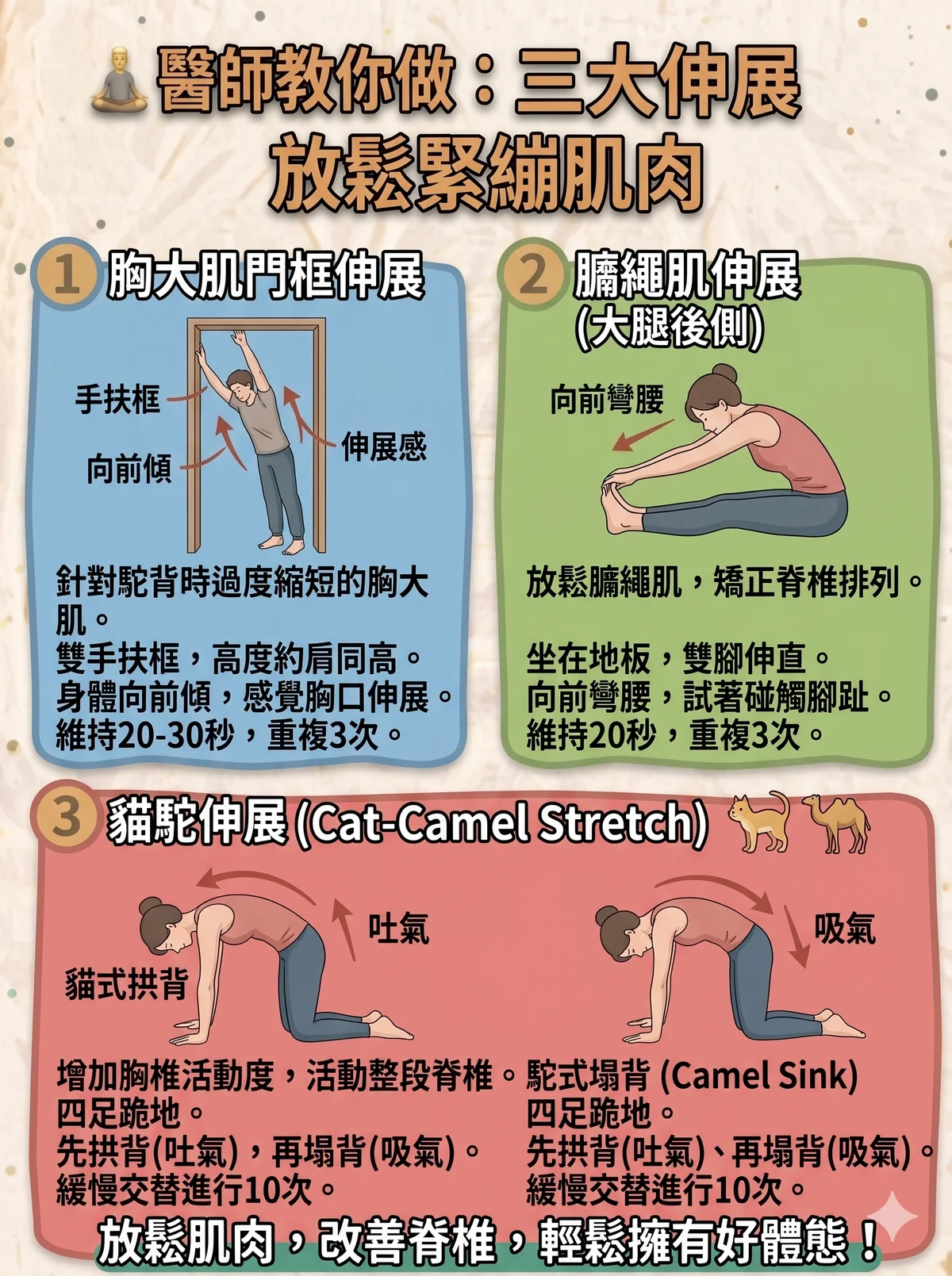 放鬆緊繃肌肉