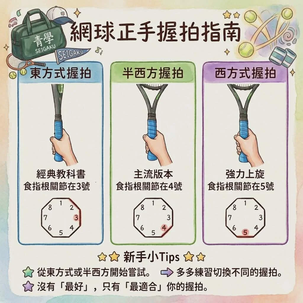 深度剖析東方式、西方式、半西方式握拍運動傷害